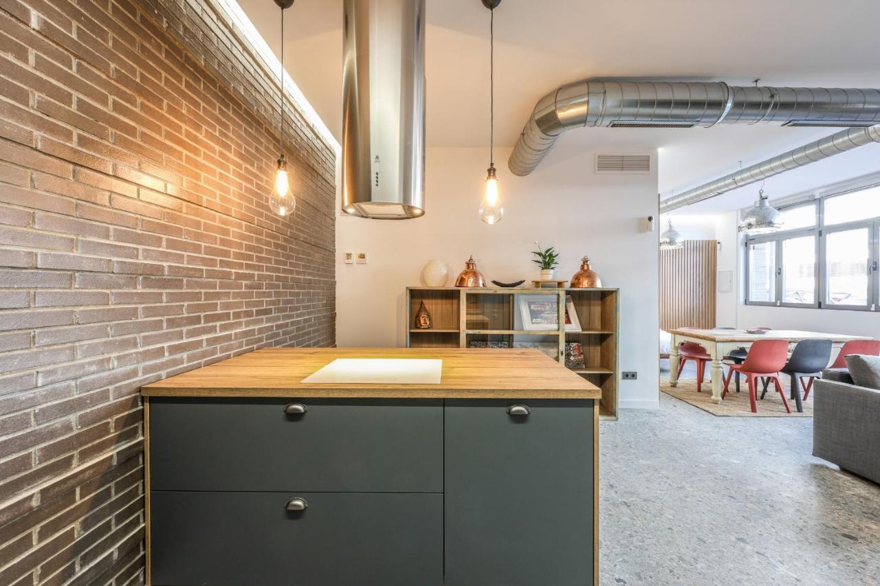 Loft Reformado Industrial Madri Exterior foto