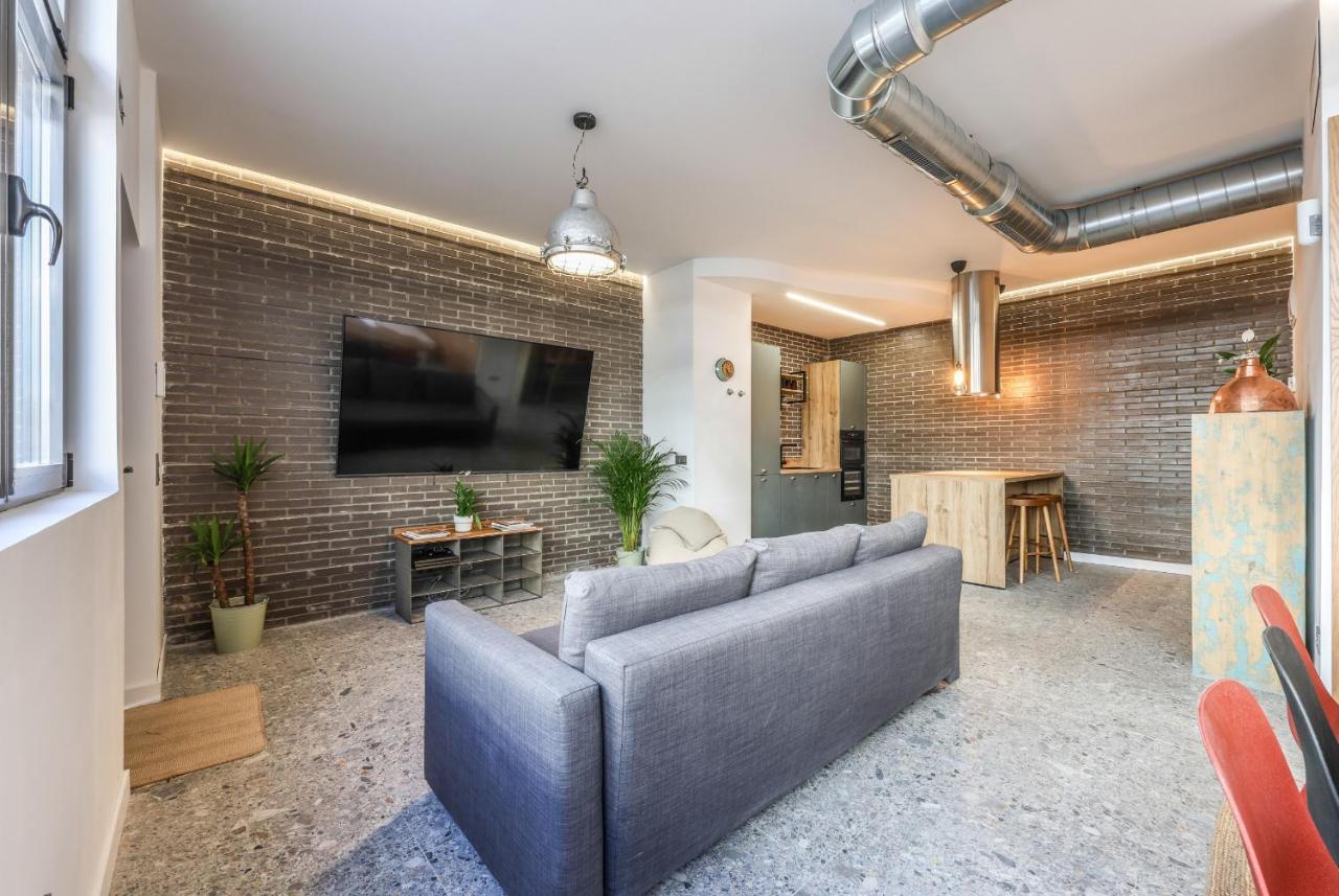 Loft Reformado Industrial Madri Exterior foto
