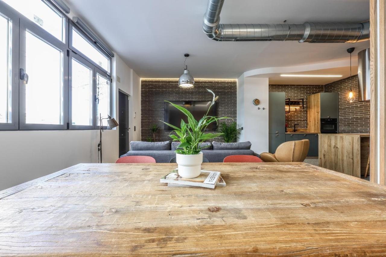 Loft Reformado Industrial Madri Exterior foto