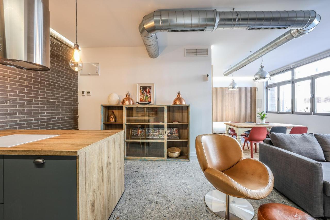 Loft Reformado Industrial Madri Exterior foto